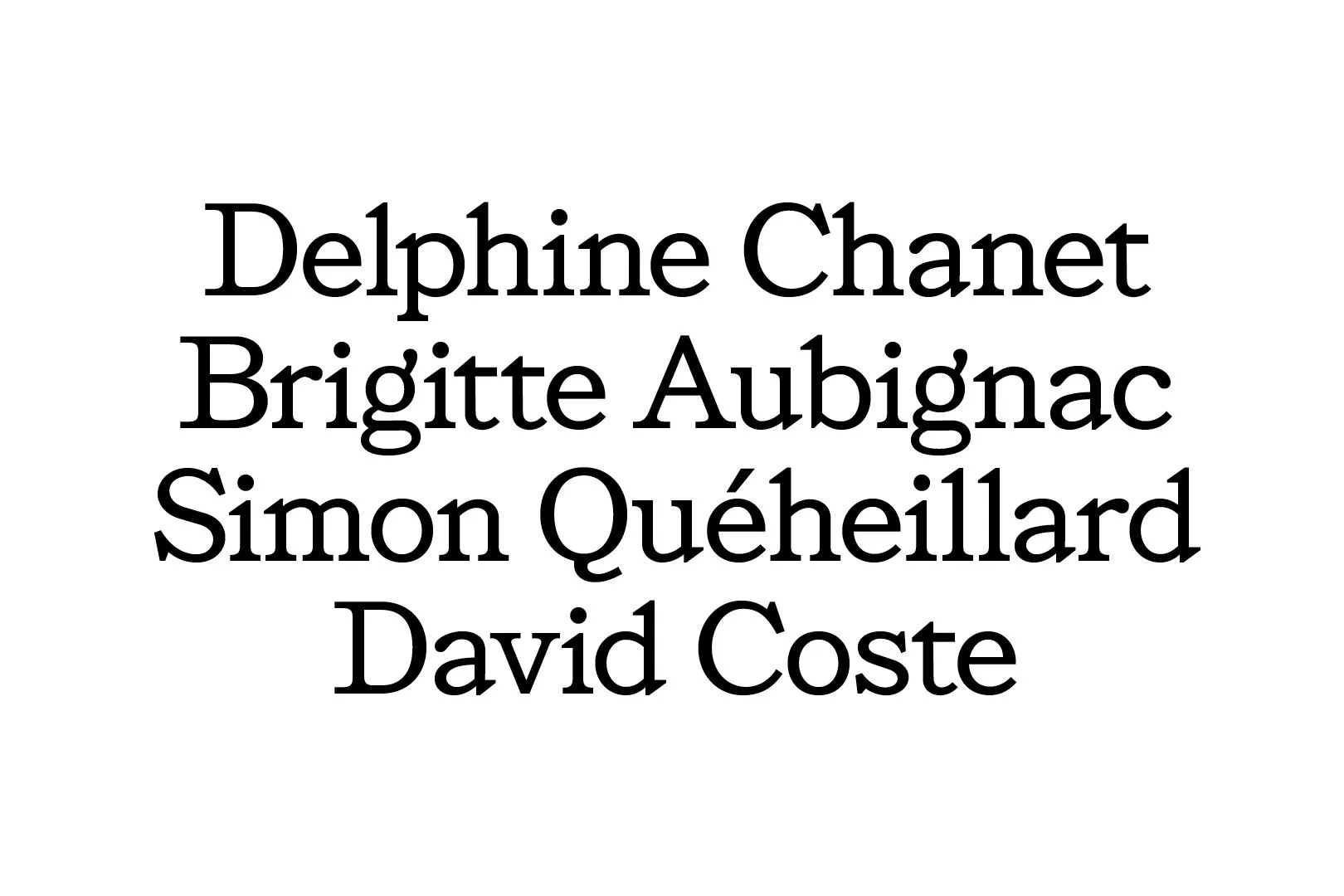 GR10 – Specimen typographique