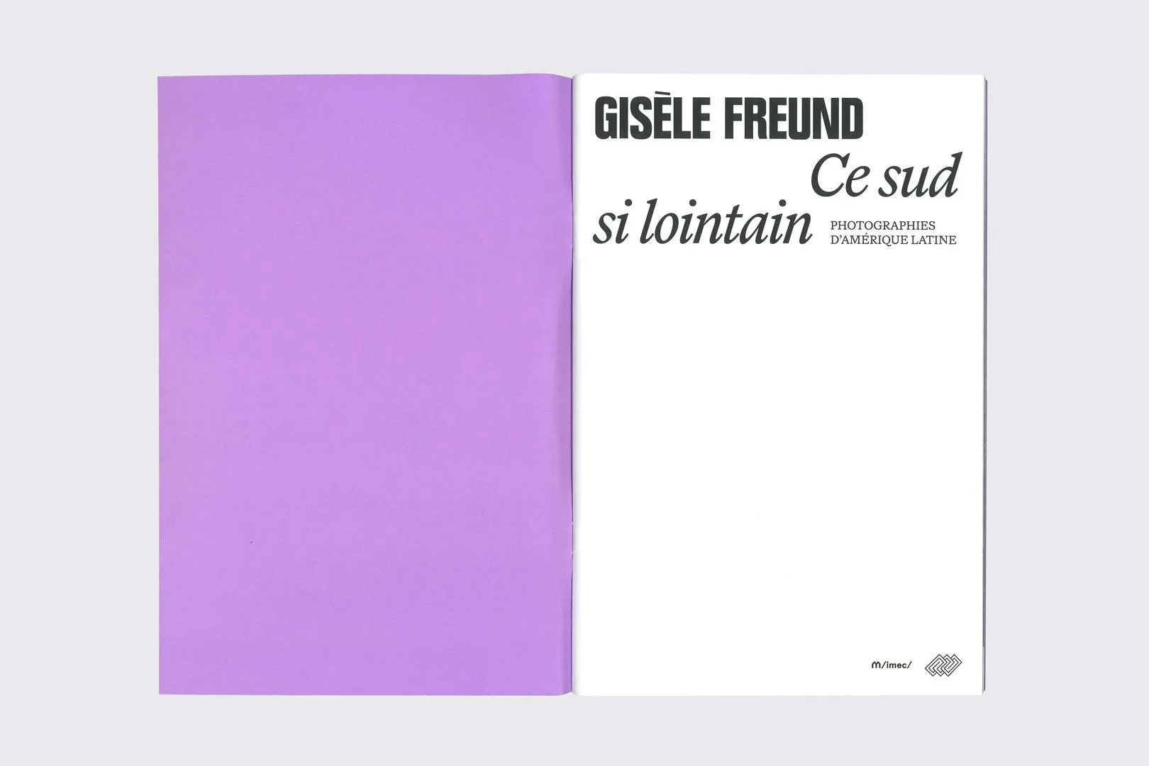 exposition Gisèle Freund – pages intérieures du catalogue