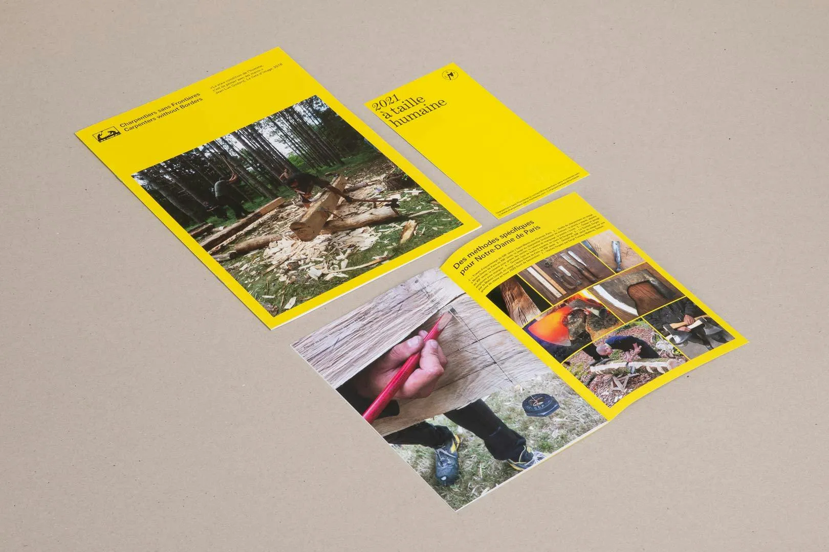 Charpentiers sans Frontieres – Supports imprimés